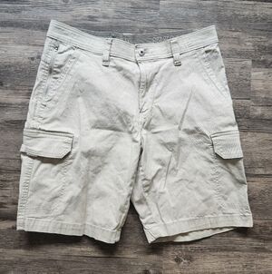 Copper & Oak Supply Co Men's Khaki Cargo Shorts